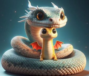 Hình ảnh rắn hoạt hình, cute anime