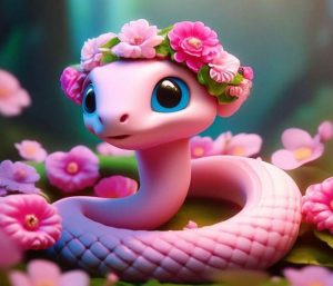 avatar con rắn cute dễ thương
