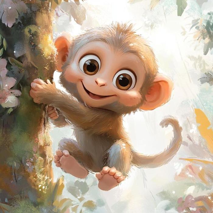 Tuyển Tập +200 Avatar Con Khỉ Dễ Thương, Avt Khỉ Ngầu 3D Chất Chơi
